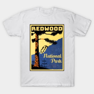 Redwood National Park California Vintage T-Shirt